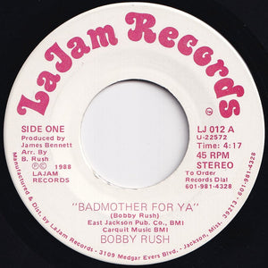 Bobby Rush - Badmother For Ya / Nine Below Zero (7 inch Record / Used)