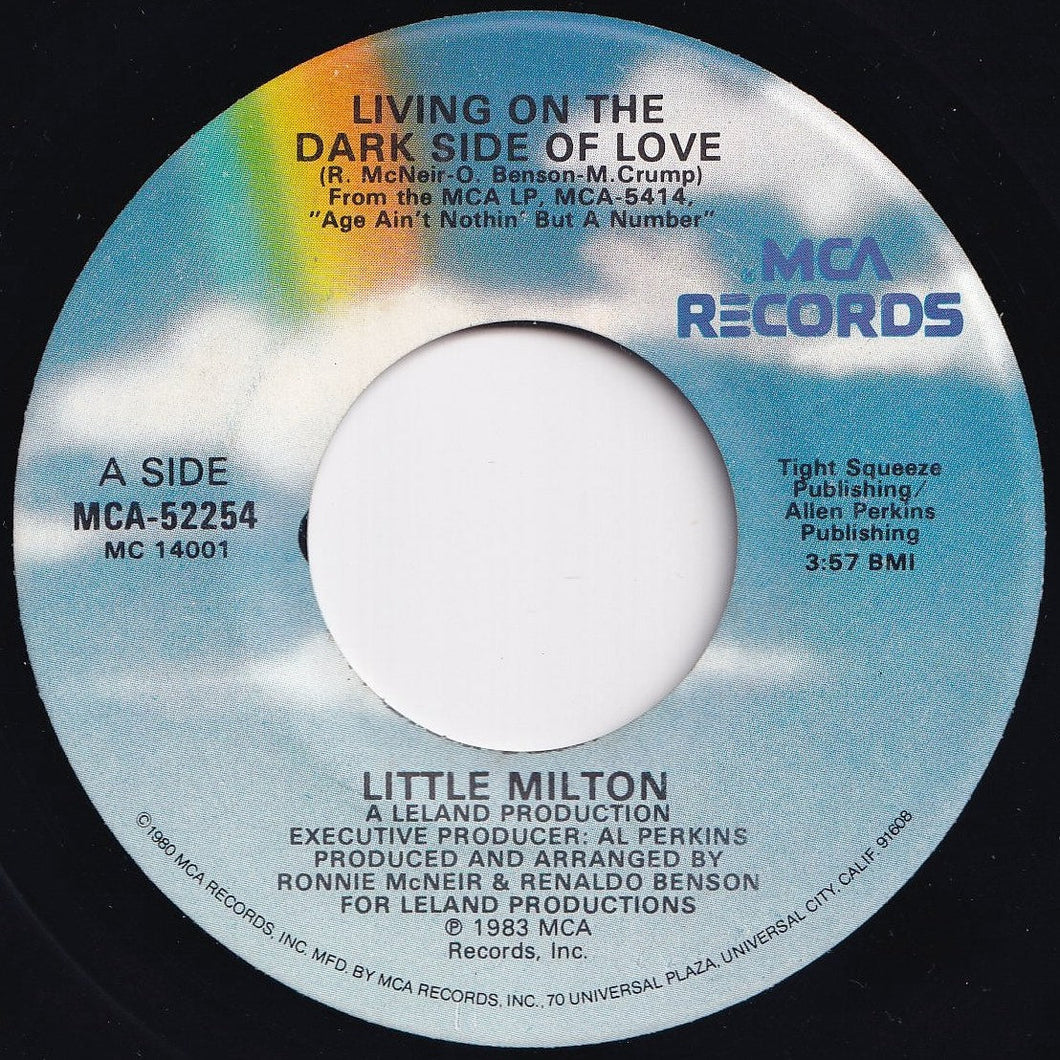 Little Milton - Living On The Dark Side Of Love / Why Are You So Hard To Please (7 inch Record / Used)