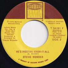 Load image into Gallery viewer, Stevie Wonder - Sir Duke / He&#39;s Misstra Know-It-All (7 inch Record / Used)
