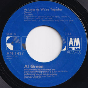 Al Green - As Long As We're Together / Blessed (7 inch Record / Used)