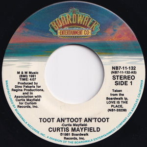 Curtis Mayfield - Toot An'Toot An'Toot / Come Free Your People (7 inch Record / Used)