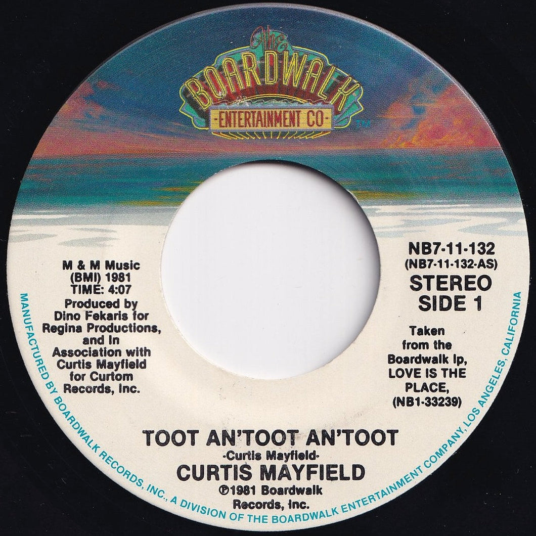 Curtis Mayfield - Toot An'Toot An'Toot / Come Free Your People (7 inch Record / Used)