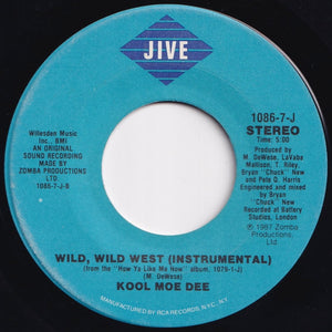 Kool Moe Dee - Wild, Wild West (Single Edit) / (Instrumental) (7 inch Record / Used)