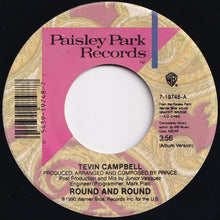 Load image into Gallery viewer, Tevin Campbell - Round And Round (Album Version) / (Soul Dub) (7 inch Record / Used)
