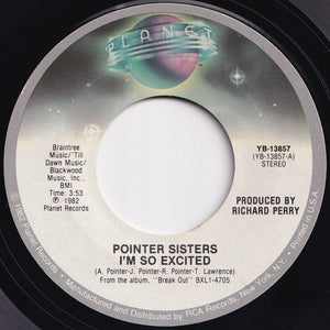 Pointer Sisters - I'm So Excited / Dance Electric (7 inch Record / Used)