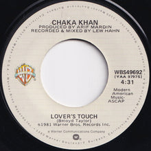 Load image into Gallery viewer, Chaka Khan - What Cha&#39; Gonna Do For Me / Lover&#39;s Touch (7 inch Record / Used)
