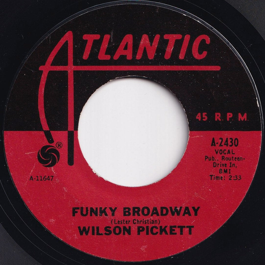 Wilson Pickett - Funky Broadway / I'm Sorry About That (7 inch Record / Used)