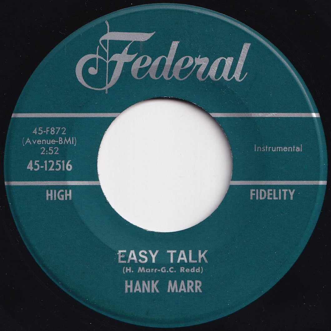 Hank Marr - Easy Talk / I Remember New York (7 inch Record / Used)