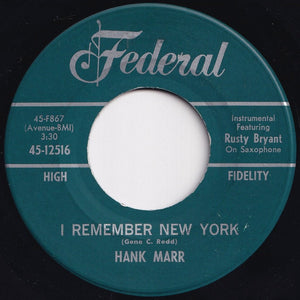 Hank Marr - Easy Talk / I Remember New York (7 inch Record / Used)