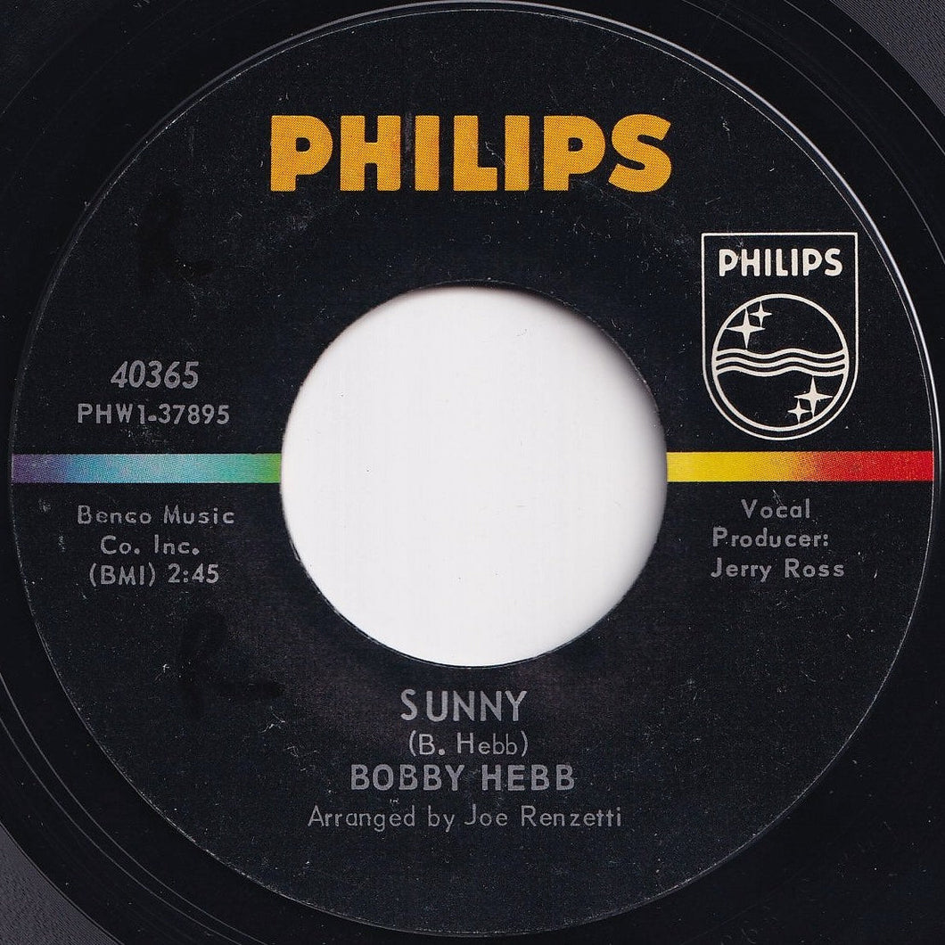 Bobby Hebb - Sunny / Bread (7 inch Record / Used)