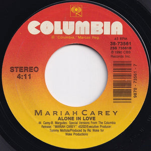 Mariah Carey - Someday (New 7" Jackswing) / Alone In Love (7 inch Record / Used)