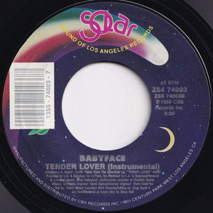 Babyface - Tender Lover / (Instrumental) (7 inch Record / Used)