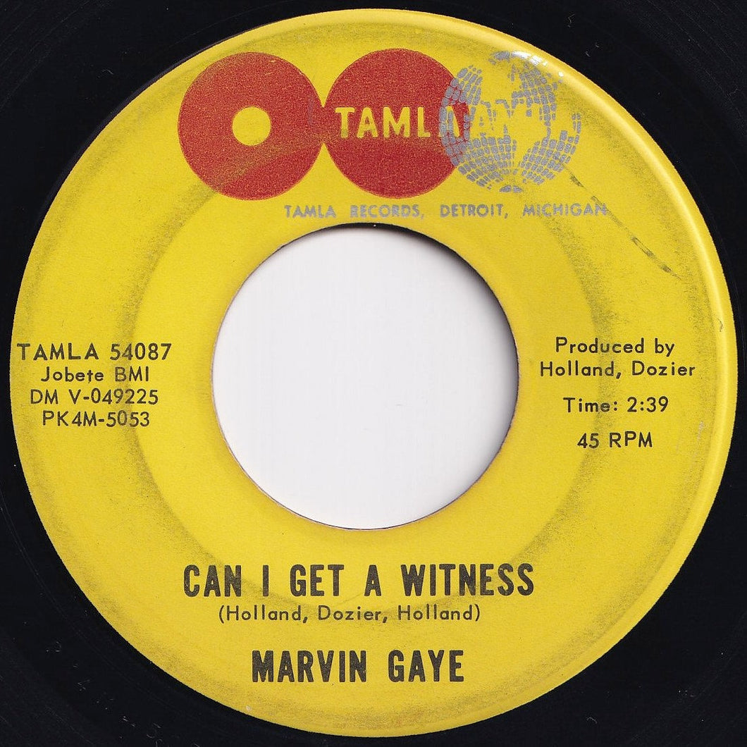 Marvin Gaye - Can I Get A Witness / I'm Crazy 'Bout My Baby (7 inch Record / Used)