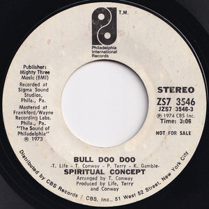 Spiritual Concept - Bull Doo Doo (Mono) / (Stereo) (7 inch Record / Used)