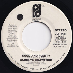 Carolyn Crawford - Good And Plenty (Mono) / (Stereo) (7 inch Record / Used)