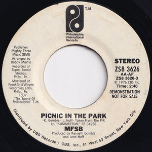 MFSB - Picnic In The Park (Mono) / (Stereo) (7 inch Record / Used)