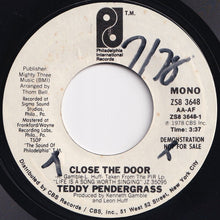 画像をギャラリービューアに読み込む, Teddy Pendergrass - Close The Door (Mono) / (Stereo) (7 inch Record / Used)
