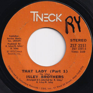 Isley Brothers - That Lady (Part 1) / (Part 2) (7 inch Record / Used)