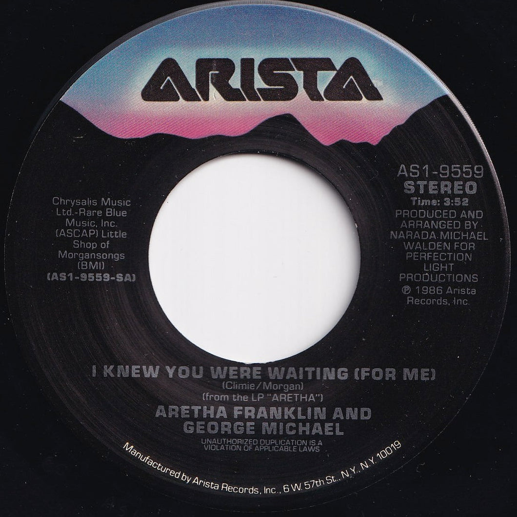 Aretha Franklin, George Michael - I Knew You Were Waiting (For Me) / (Instrumental) (7 inch Record / Used)