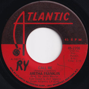 Aretha Franklin - Son Of A Preacher Man / Call Me (7 inch Record / Used)