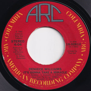 Deniece Williams - It's Gonna Take A Miracle / A Part Of Love (7 inch Record / Used)