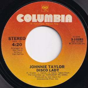 Johnnie Taylor - Disco Lady / You're The Best In The World (7 inch Record / Used)