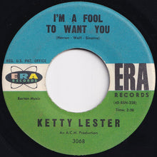 Load image into Gallery viewer, Ketty Lester - Love Letters / I&#39;m A Fool To Want You (7 inch Record / Used)
