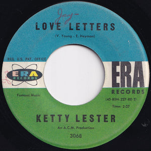 Ketty Lester - Love Letters / I'm A Fool To Want You (7 inch Record / Used)