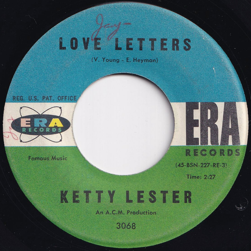 Ketty Lester - Love Letters / I'm A Fool To Want You (7 inch Record / Used)