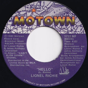 Lionel Richie - Hello / You Mean More To Me (7 inch Record / Used)