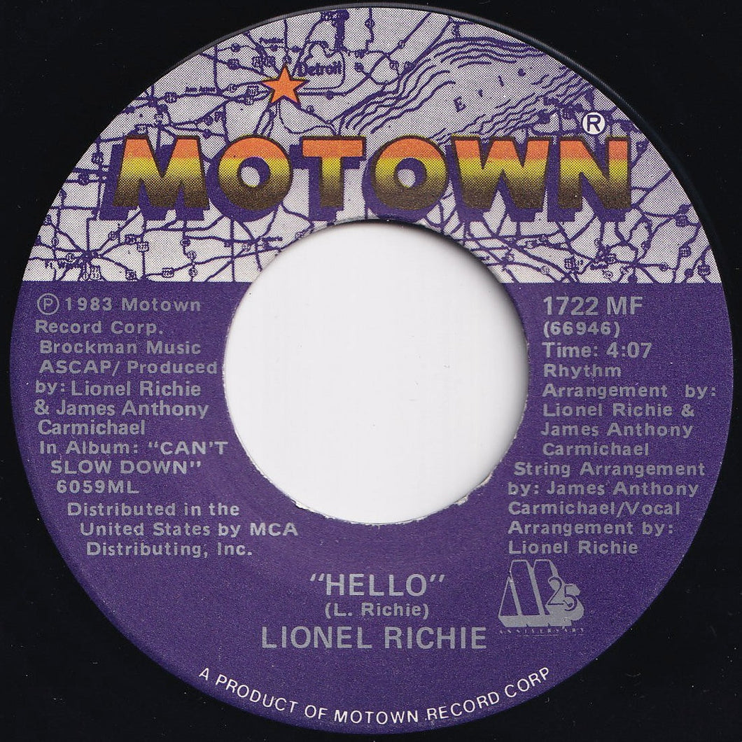 Lionel Richie - Hello / You Mean More To Me (7 inch Record / Used)