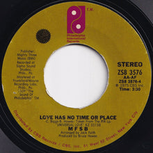 画像をギャラリービューアに読み込む, MFSB - T.L.C. (Tender Lovin&#39; Care) / Love Has No Time Or Place (7 inch Record / Used)
