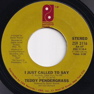 Teddy Pendergrass - Love T.K.O. / I Just Called To Say (7 inch Record / Used)