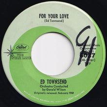 画像をギャラリービューアに読み込む, Ed Townsend - For Your Love / Over And Over Again (7 inch Record / Used)
