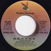 画像をギャラリービューアに読み込む, Major Lance - Um, Um, Um, Um, Um, Um (Mono) / (Stereo) (7 inch Record / Used)
