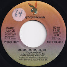 画像をギャラリービューアに読み込む, Major Lance - Um, Um, Um, Um, Um, Um (Mono) / (Stereo) (7 inch Record / Used)
