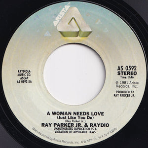 Ray Parker Jr. & Raydio - A Woman Needs Love (Just Like You Do) / So Into You (7 inch Record / Used)