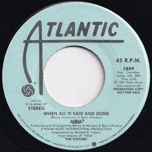 Load image into Gallery viewer, ABBA - When All Is Said And Done / When All Is Said And Done (7 inch Record / Used)
