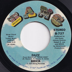 Brick - Dazz / Southern Sunset (7 inch Record / Used)