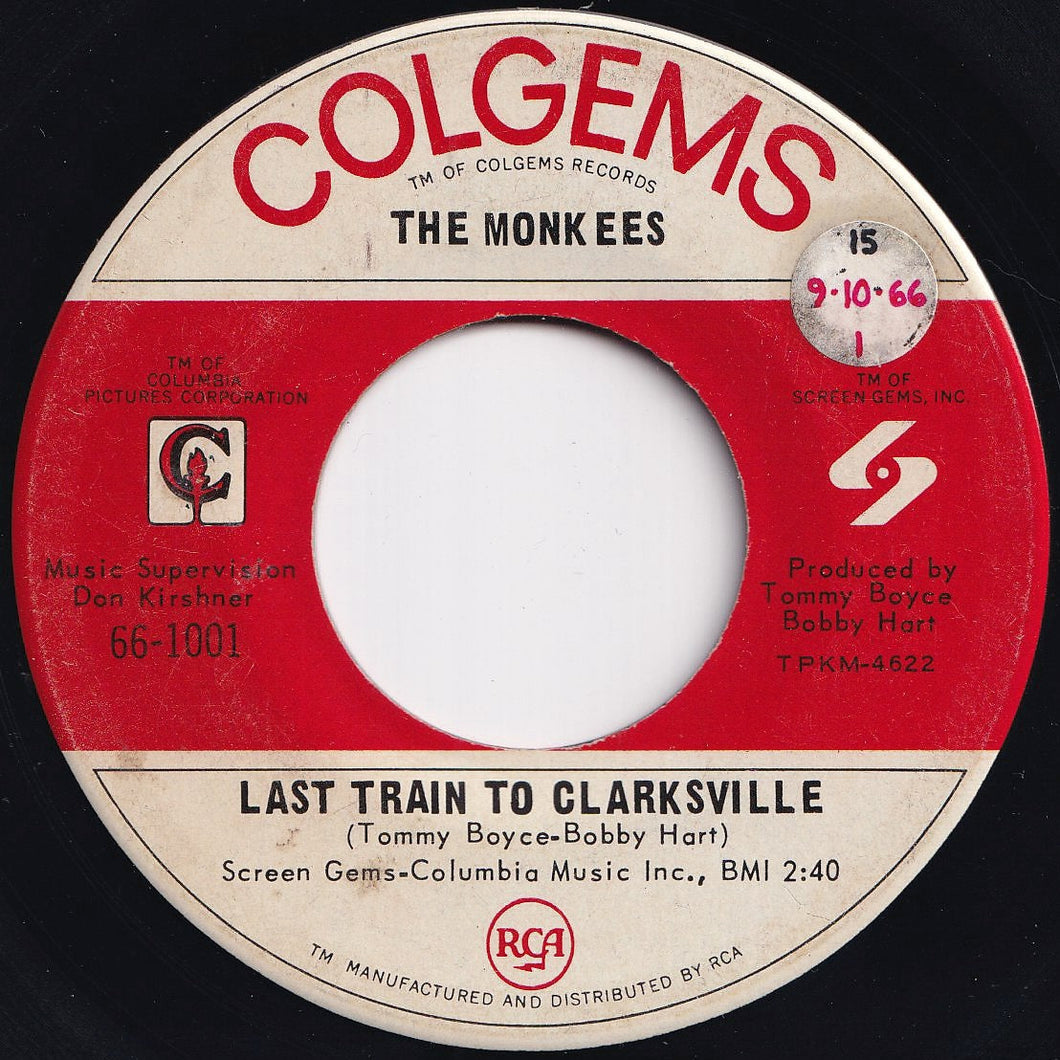 Monkees - Last Train To Clarksville / Take A Giant Step (7 inch Record / Used)