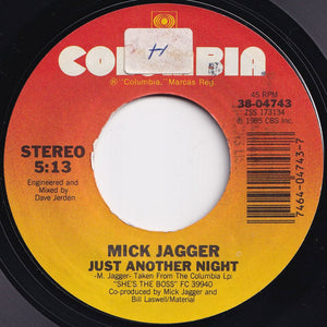 Mick Jagger - Just Another Night / Turn The Girl Loose (7 inch Record / Used)