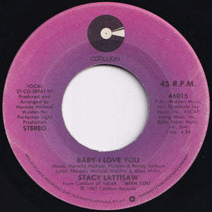 Stacy Lattisaw - Love On A Two Way Street / Baby I Love You (7 inch Record / Used)