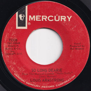 Louis Armstrong - So Long Dearie / Pretty Little Missy (7 inch Record / Used)