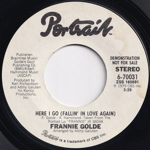 Frannie Golde - Here I Go (Fallin' In Love Again) (Mono) / (Stereo) (7 inch Record / Used)