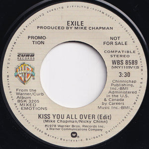 Exile - Kiss You All Over / (Edit) (7 inch Record / Used)