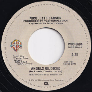 Nicolette Larson - Lotta Love / Angels Rejoiced (7 inch Record / Used)