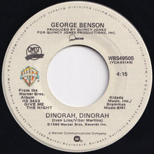 画像をギャラリービューアに読み込む, George Benson - Give Me The Night / Dinorah, Dinorah (7 inch Record / Used)
