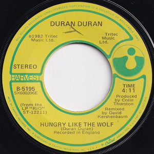 Duran Duran - Hungry Like The Wolf / (Instrumental) (7 inch Record / Used)