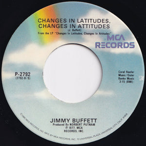 Jimmy Buffett - Margaritaville / Changes In Latitudes Changes In Attitudes (7 inch Record / Used)