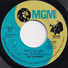 Load image into Gallery viewer, Osmonds - Crazy Horses / That&#39;s My Girl (7 inch Record / Used)
